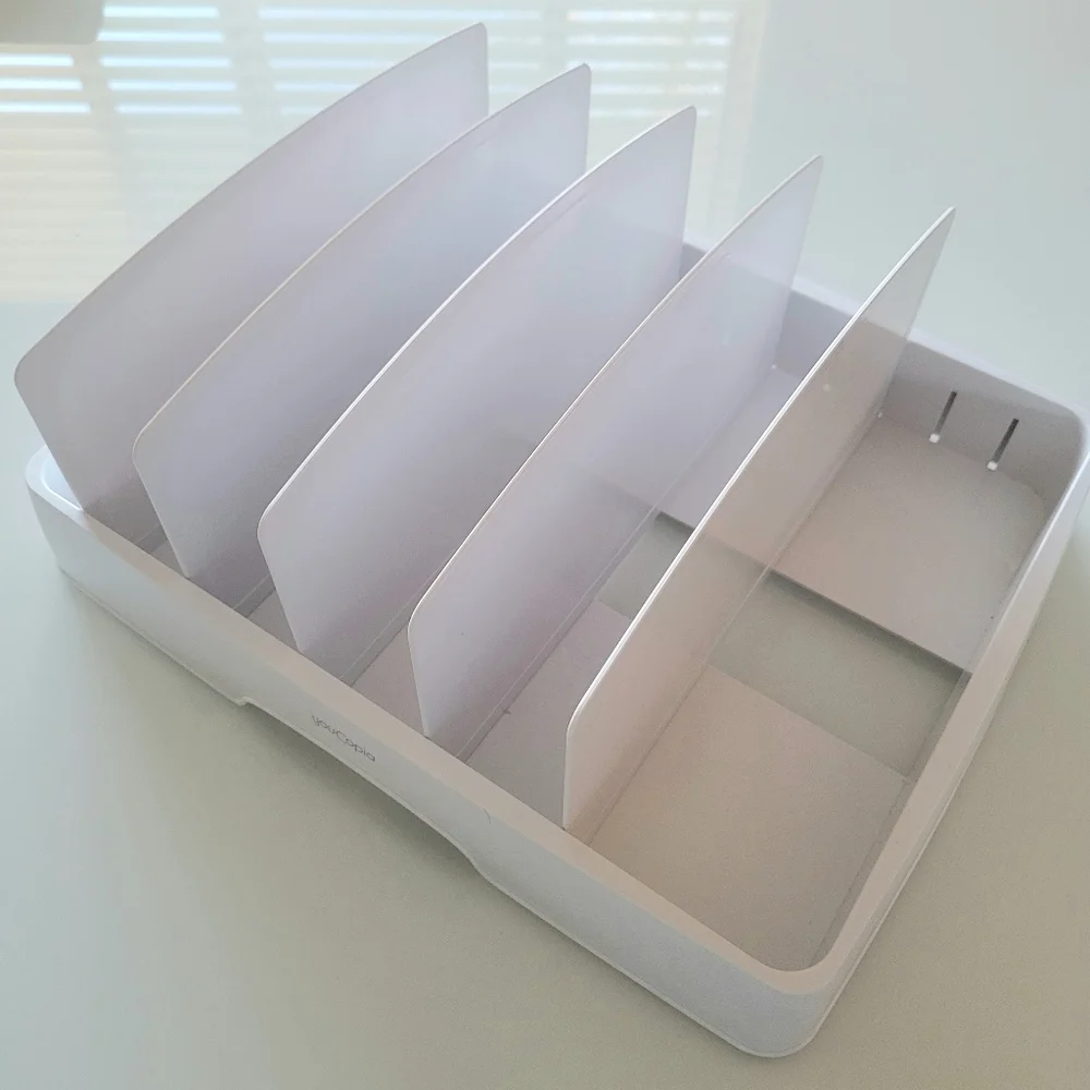 youCopia StoraLid Food Container Lid Organizer